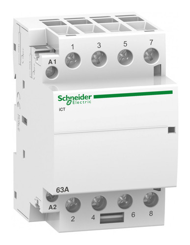 Модульный контактор Schneider Electric iCT 4P 63А 400/24В AC