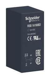 РЕЛЕ 1CO 24В ПОСТ.ТОК RSB1A160BD